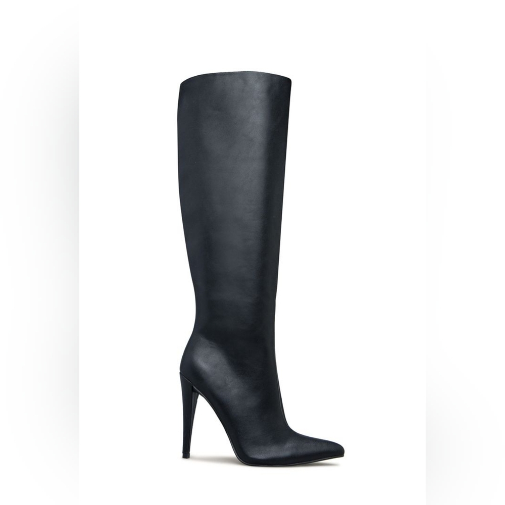Shoe Dazzle Black Knee High Boots